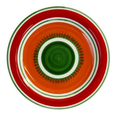 Sicilian handmade ceramic Round Plate Ischia PTIS de simone pottery Sicilian handmade ceramic Round Plate Ischia PTIS de simone pottery
